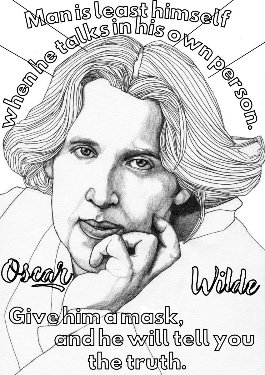 Oscar Wilde puzzle online fotóról