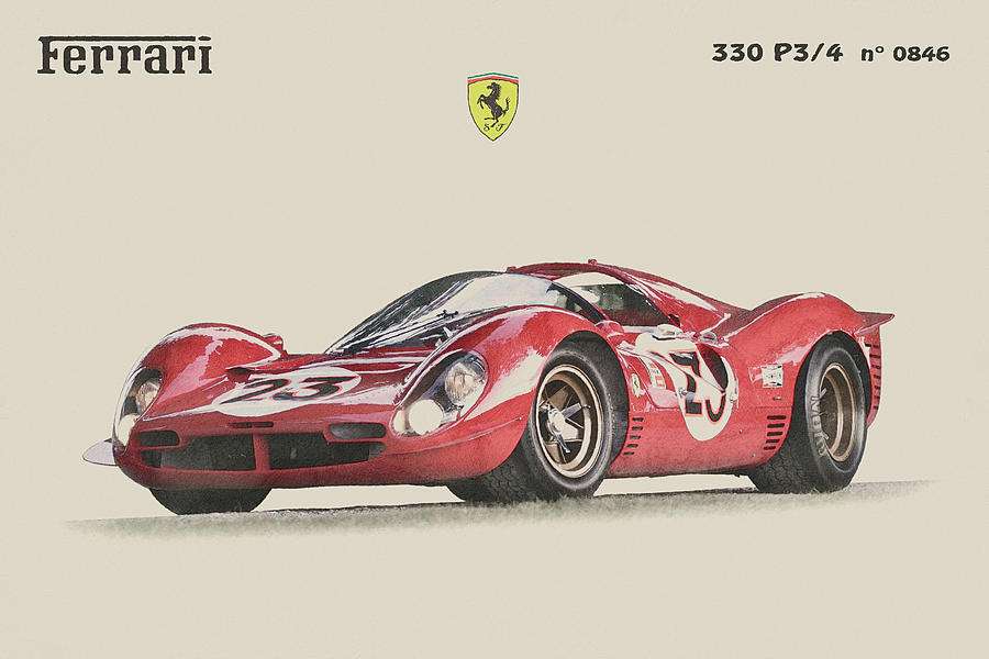 Ferrari 330 p3 puzzle online fotóról