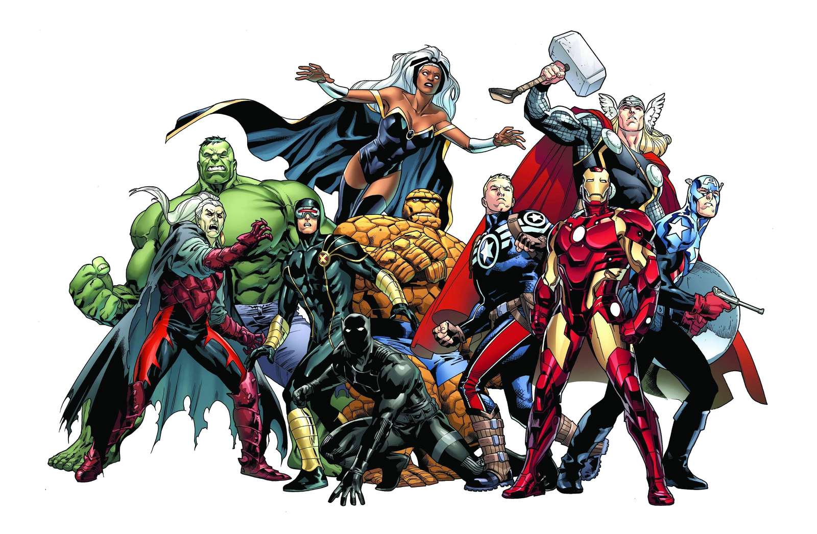 Герои на Marvel онлайн пъзел
