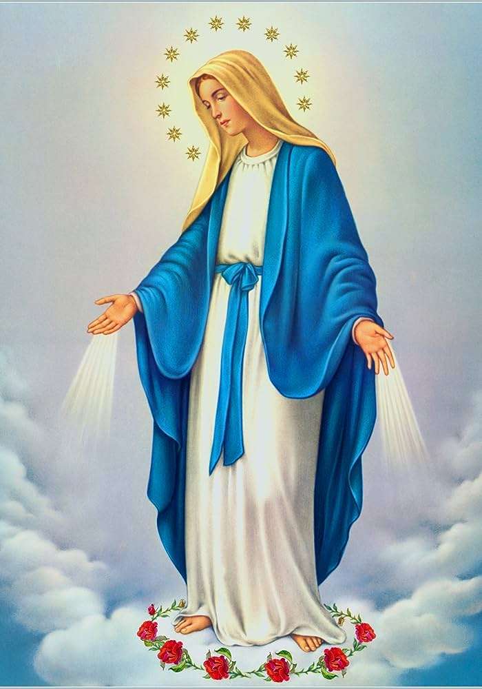 Jungfru Maria pussel pussel online från foto