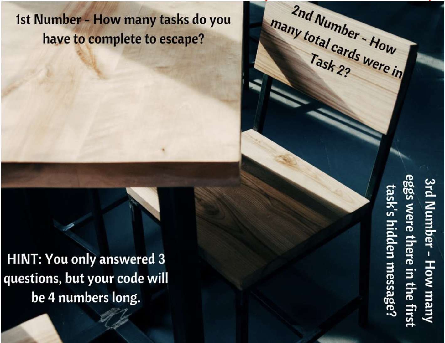 Úkol 3 - Úniková místnost puzzle online z fotografie