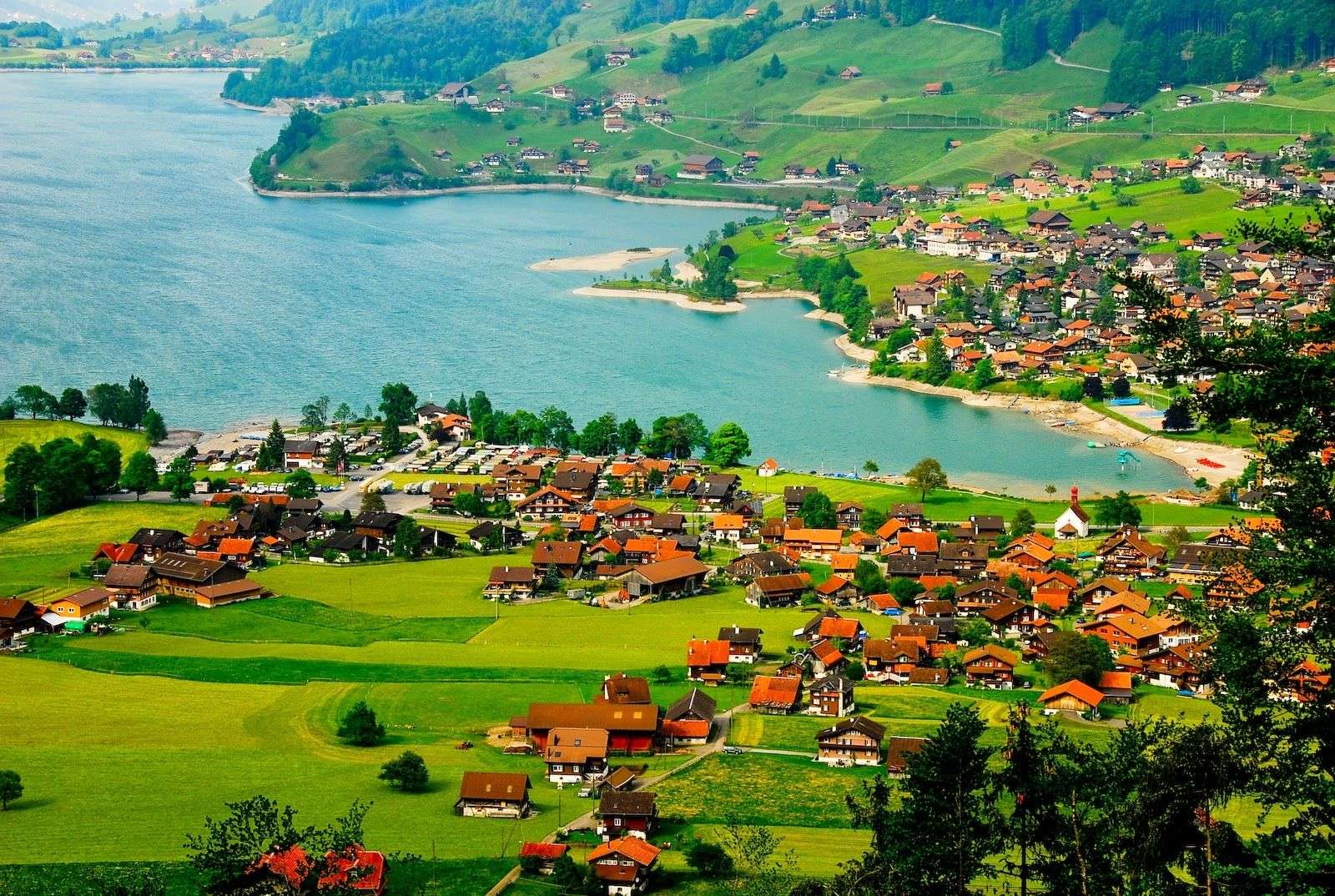 Waterweg Zwitserland online puzzel