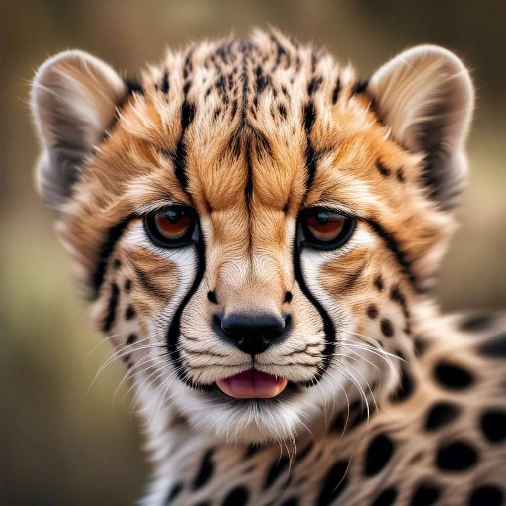 Cheetah Head online puzzle