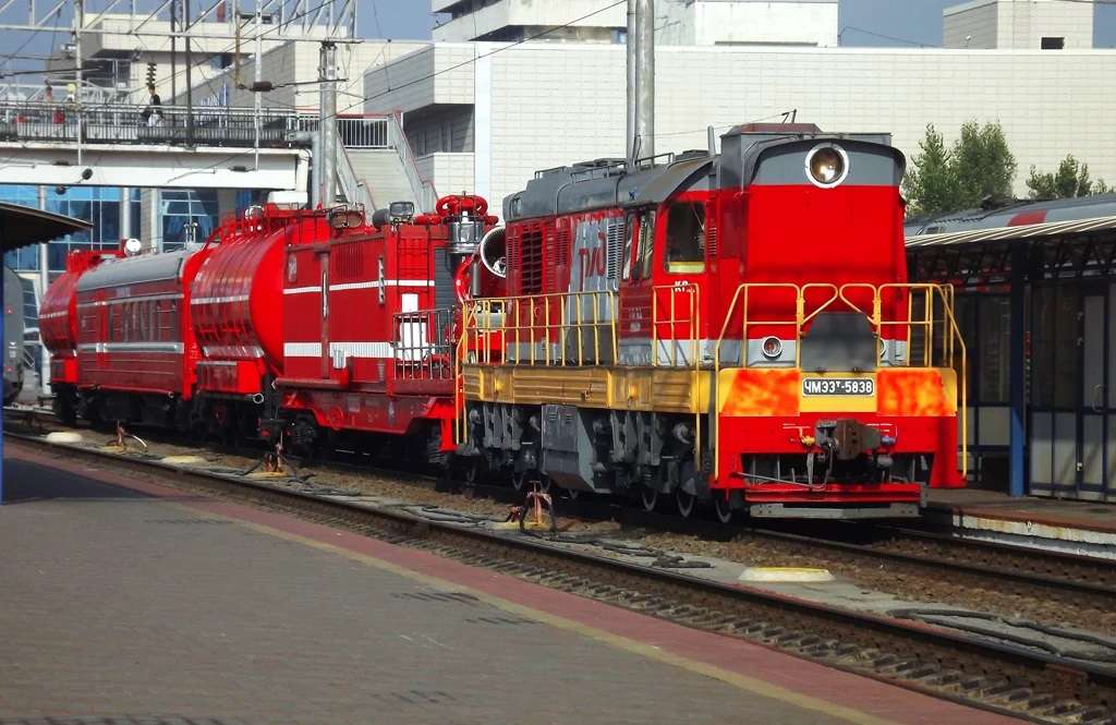 tűzoltó vonat puzzle online fotóról