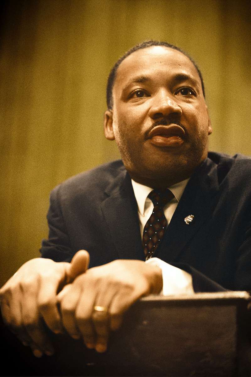 Martin Luther King pussel online från foto
