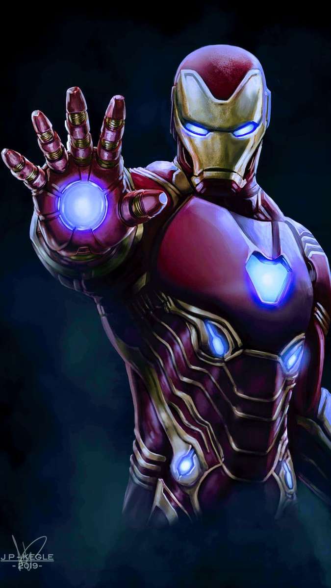 ironman jpeg puzzle online from photo