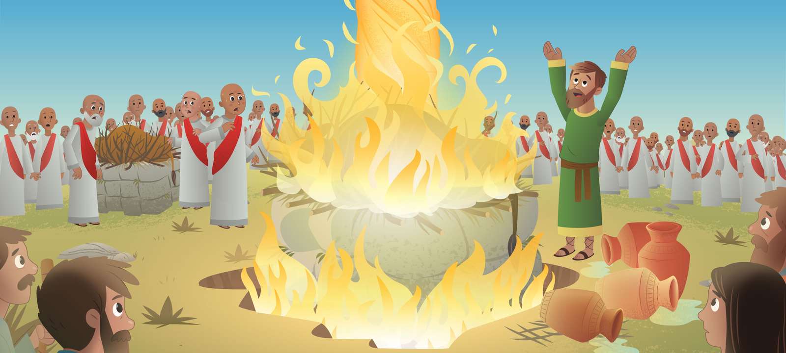 燃えるような祭壇 写真からオンラインパズル