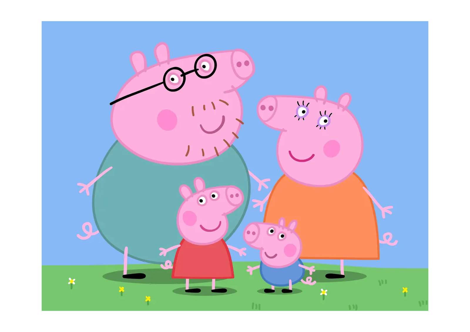 Peppa Pig puzzle online a partir de foto
