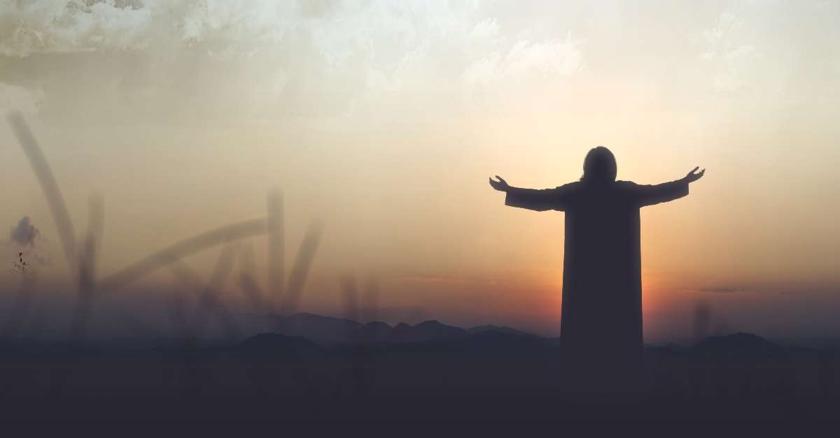 Jesús orando puzzle online a partir de foto
