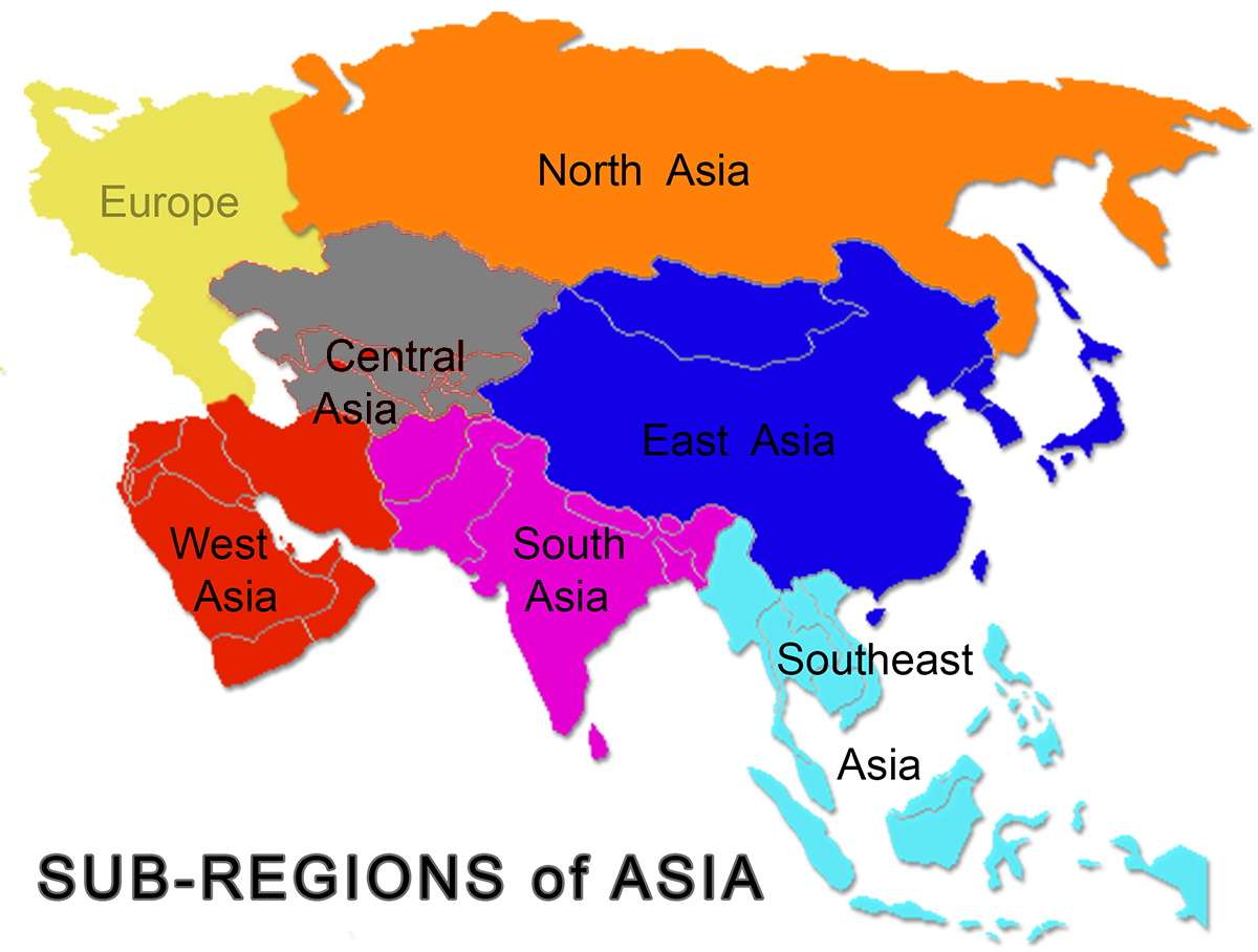 Meine Rehiyon in Asya Online-Puzzle vom Foto