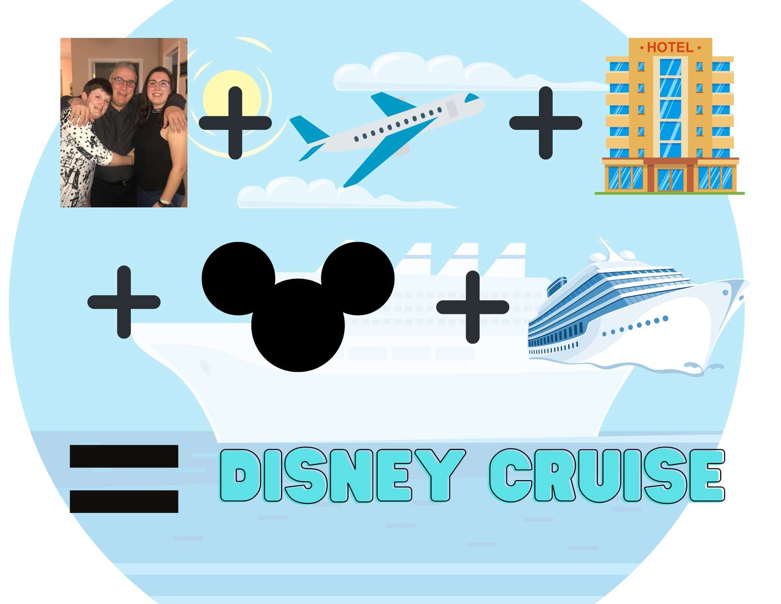 Disney cruise puzzle online from photo
