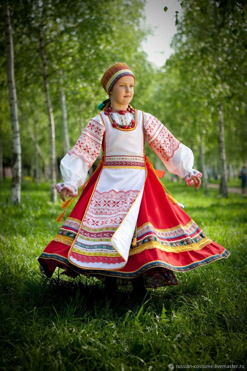 Русский костюм онлайн-пазл