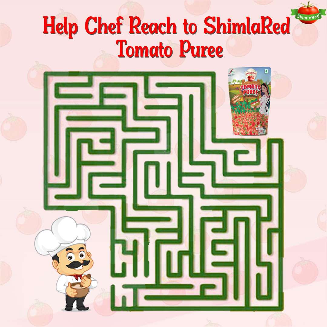 Lo chef raggiunge la passata di pomodoro ShimlaRed puzzle online