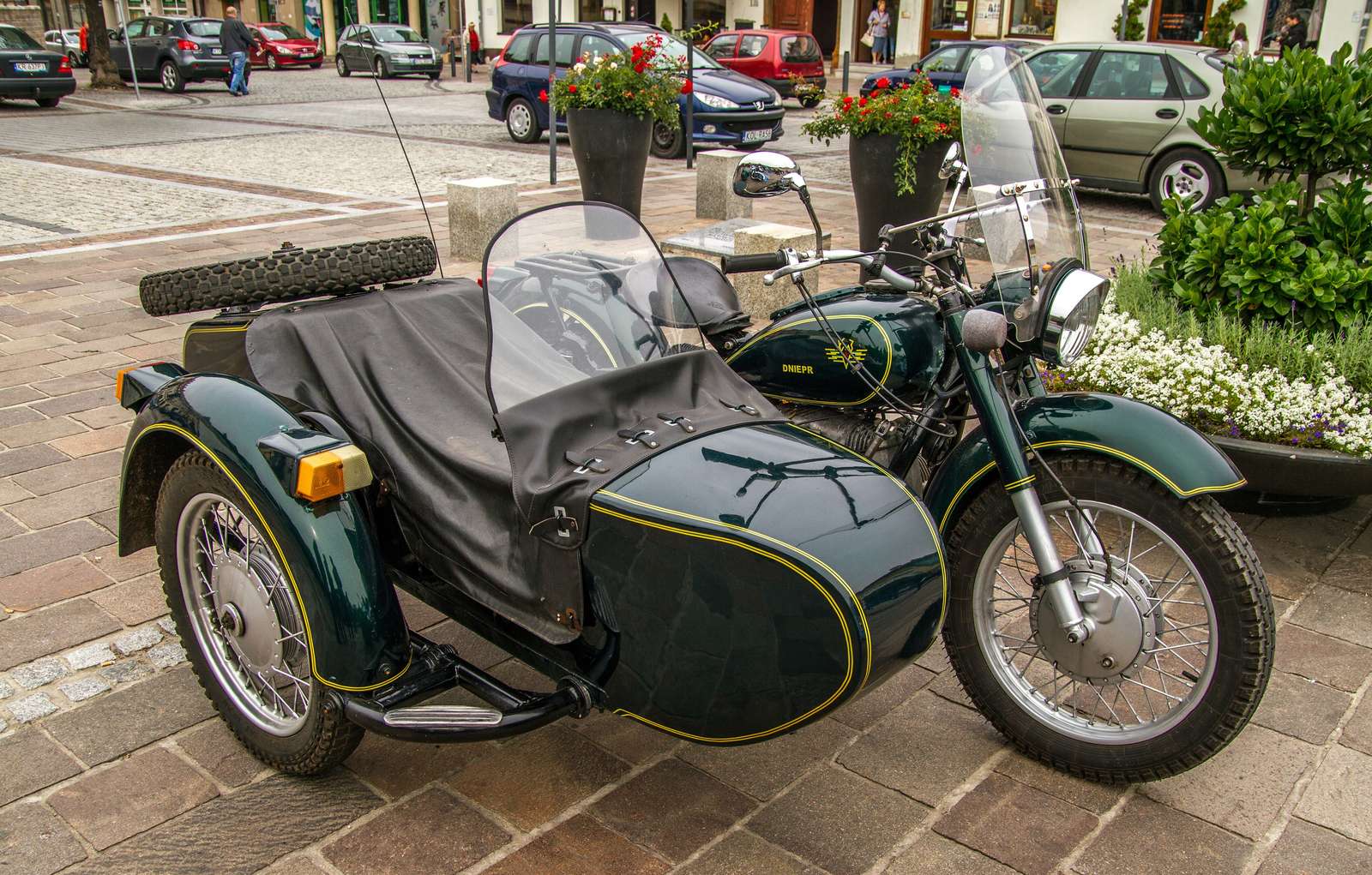 motorcykel dnepr pussel online från foto