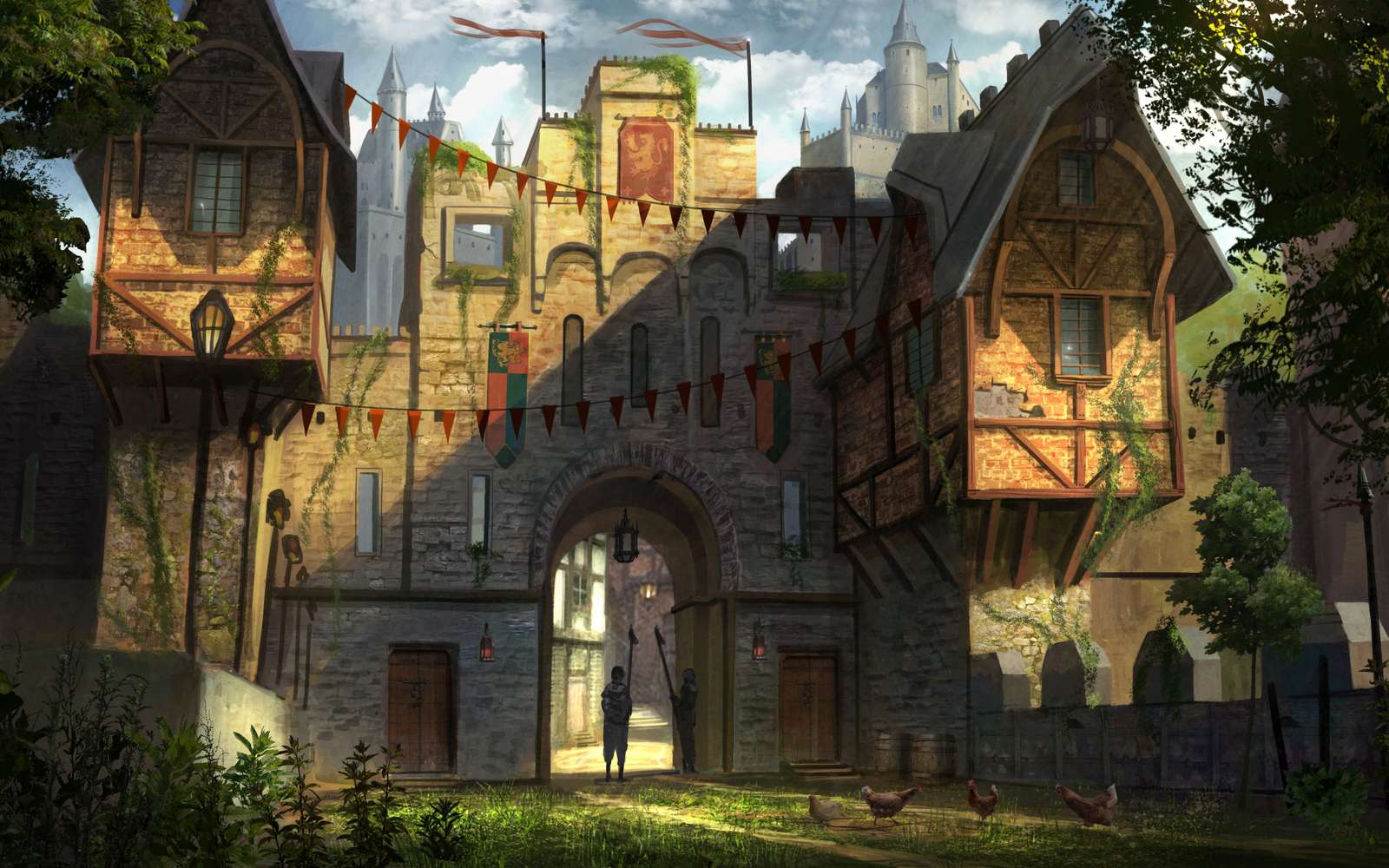 Jonathan Dufresne Castle Gate puzzle online from photo