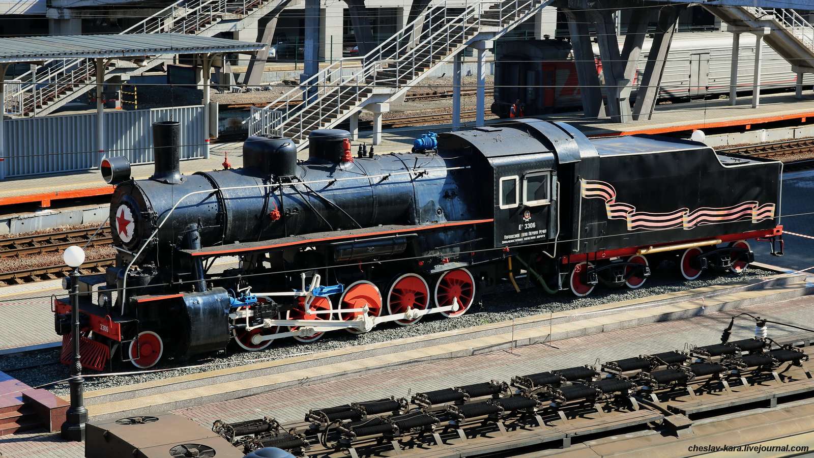 Ρωσικές ατμομηχανές σιδηροδρόμων της ΕΣΣΔ online παζλ