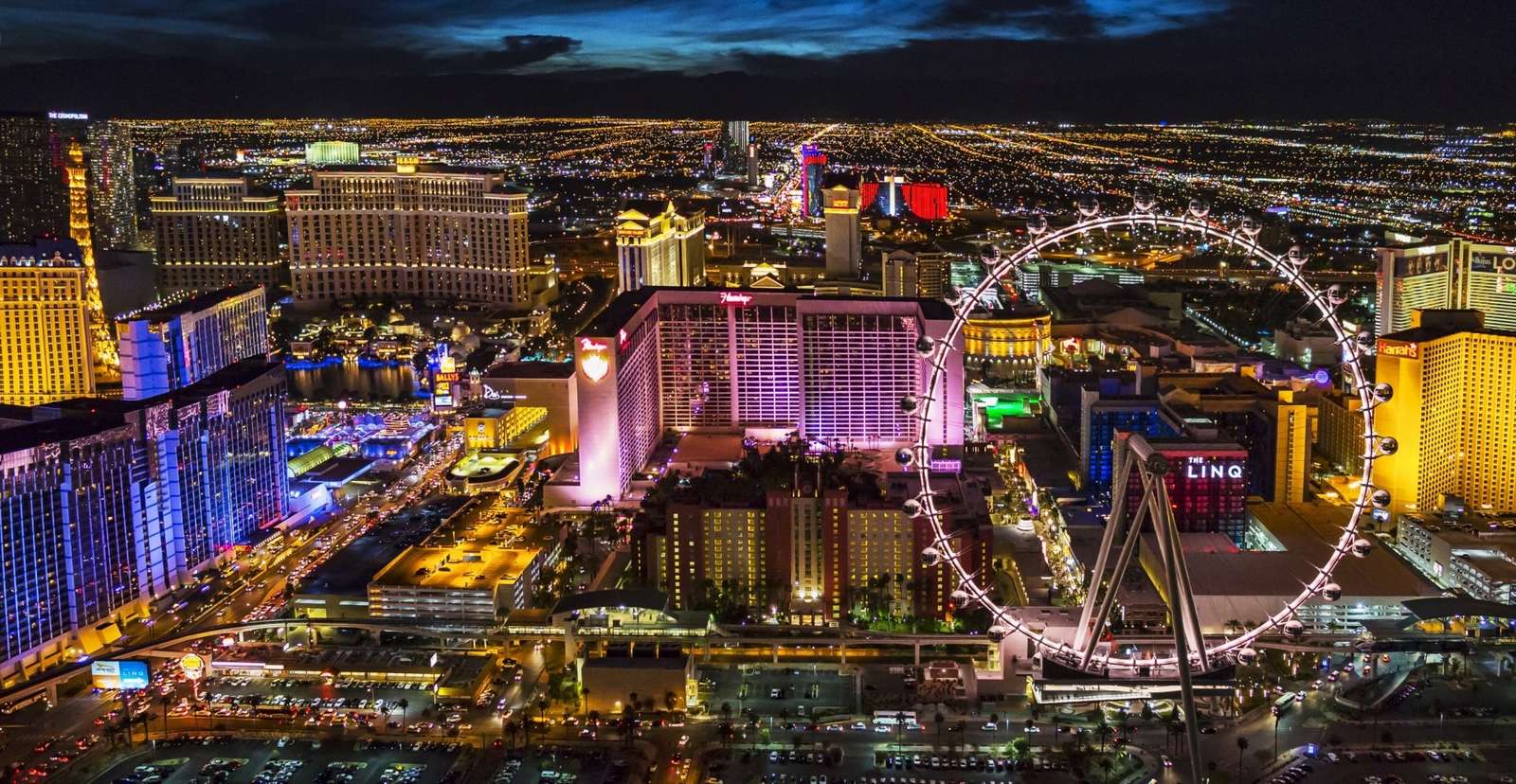 Noční život Las Vegas online puzzle