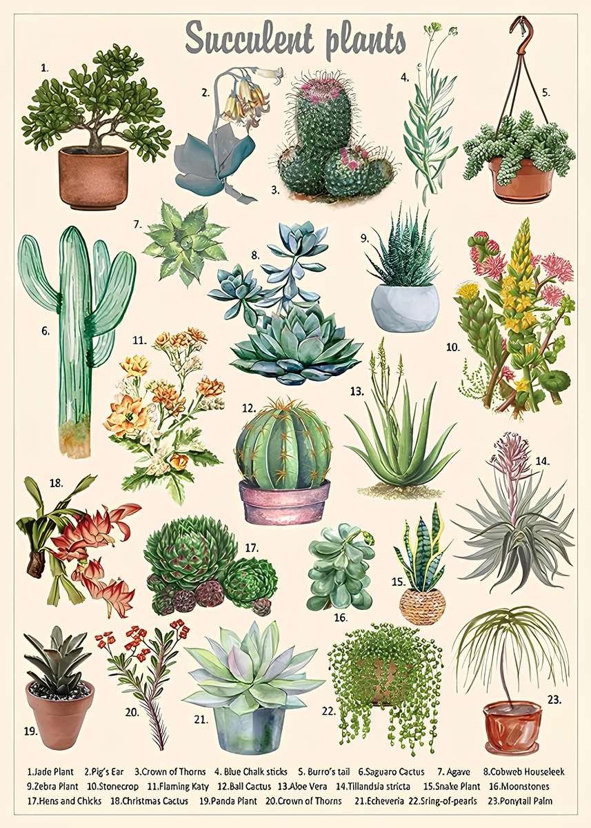 家庭用の植物 写真からオンラインパズル
