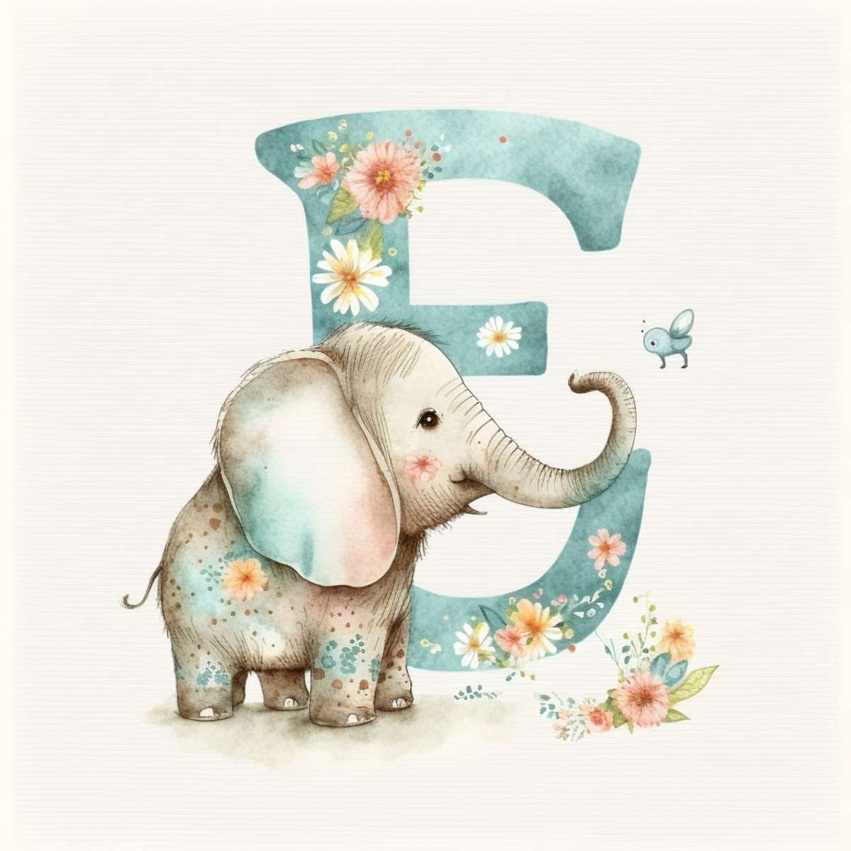 Alfabeto dell'elefante puzzle online
