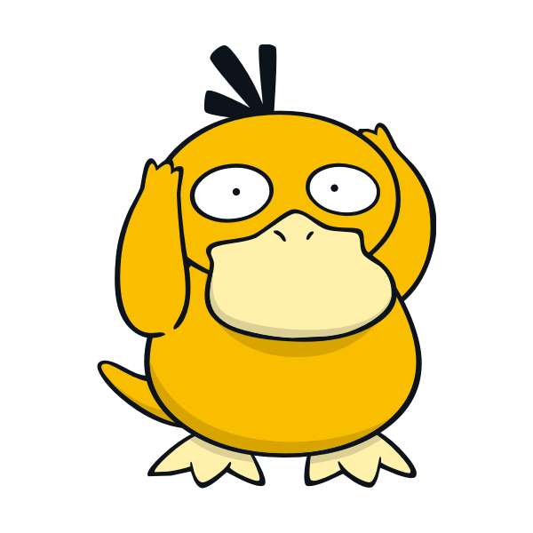 Psyduck puzzle online from photo
