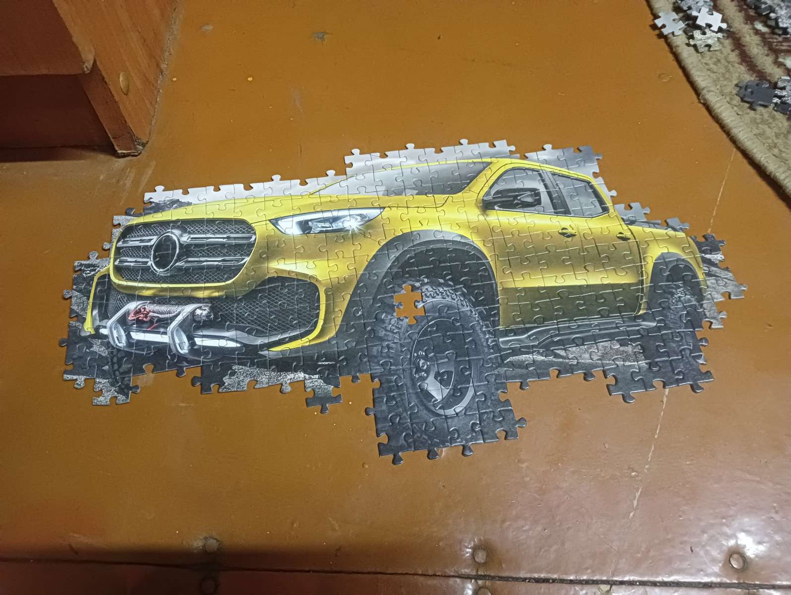 Merc car puzzle online from photo
