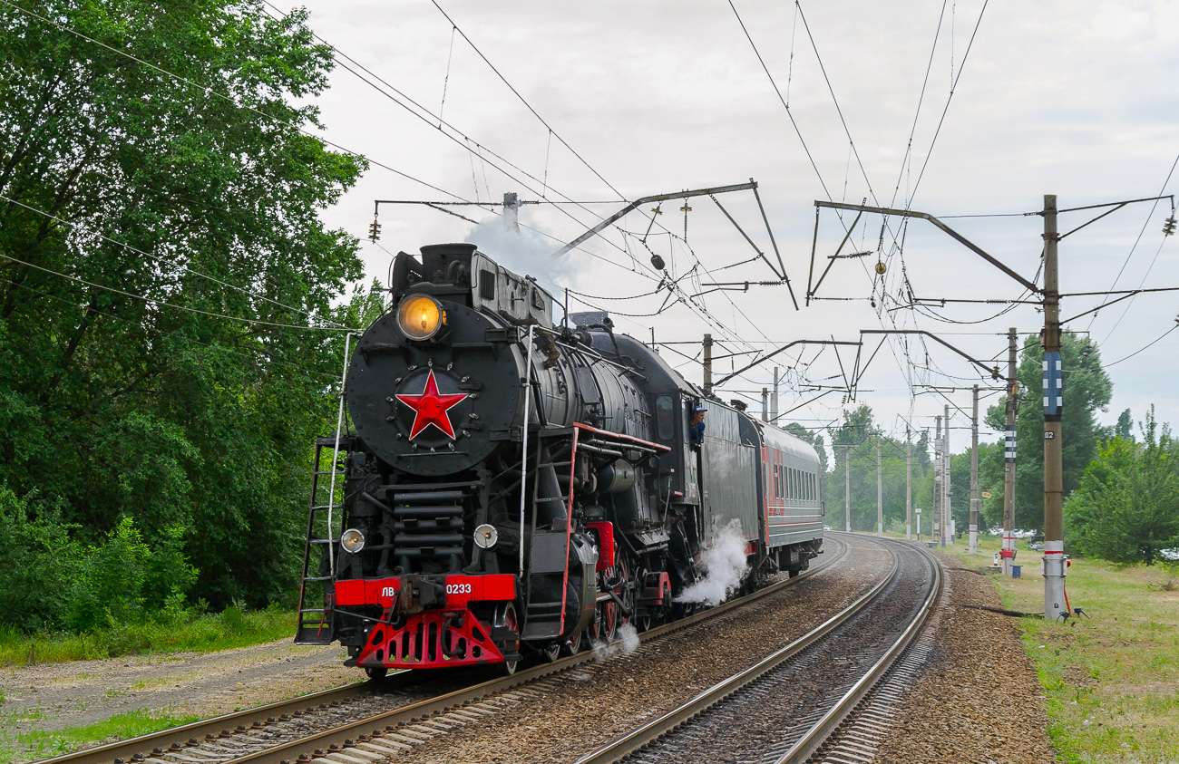 Ryska järnvägarnas ånglok i Sovjetunionen pussel online från foto
