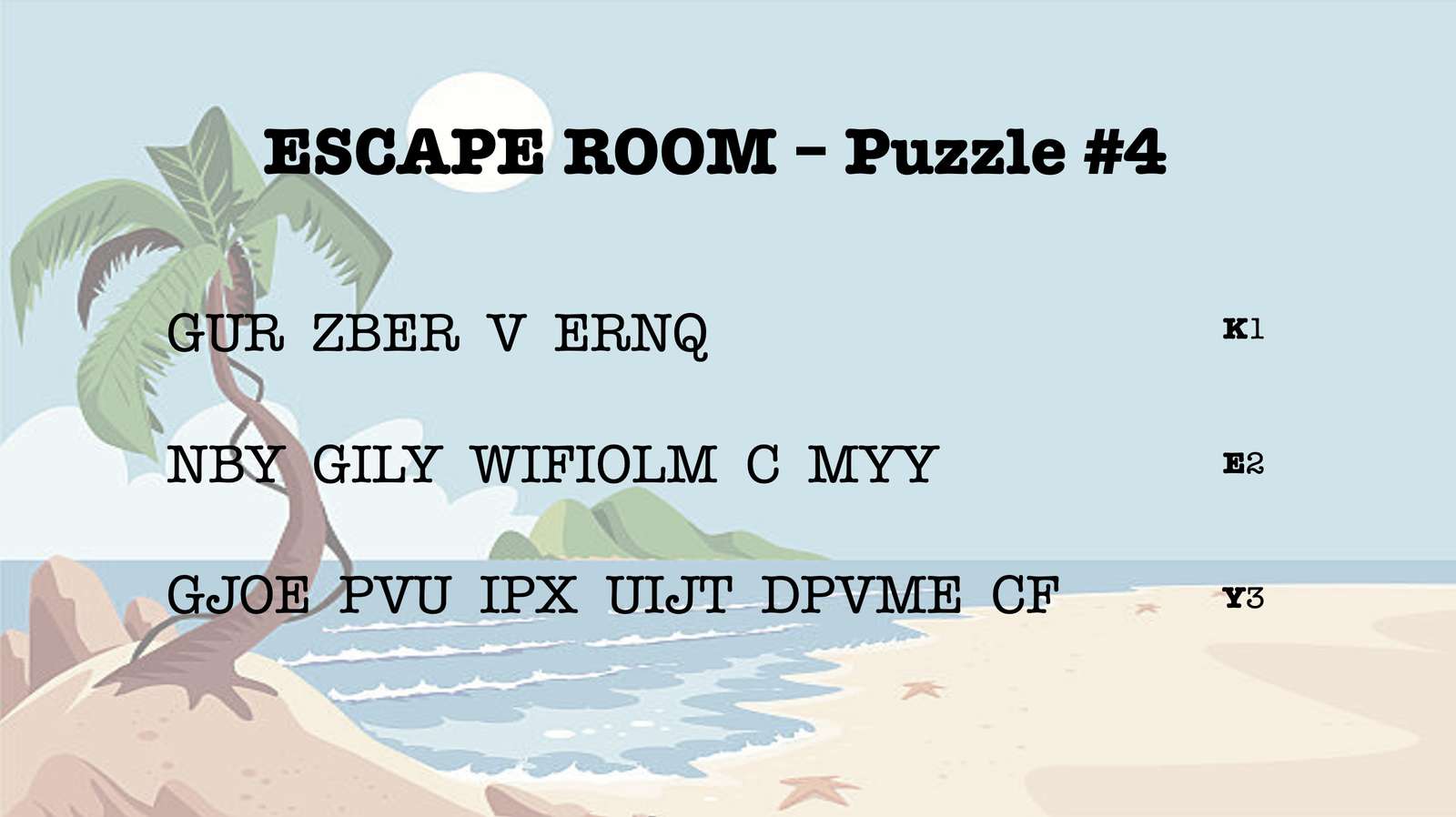 Sala de escape - Rompecabezas n.° 4 puzzle online a partir de foto