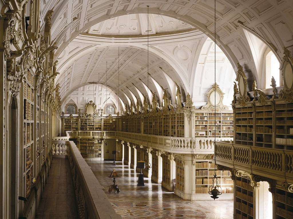 Bibliotek Portugal pussel online från foto