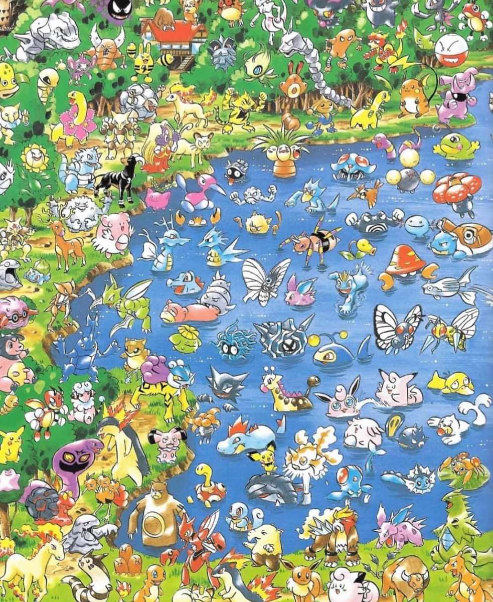 Pokémon ICX puzzle online a partir de fotografia