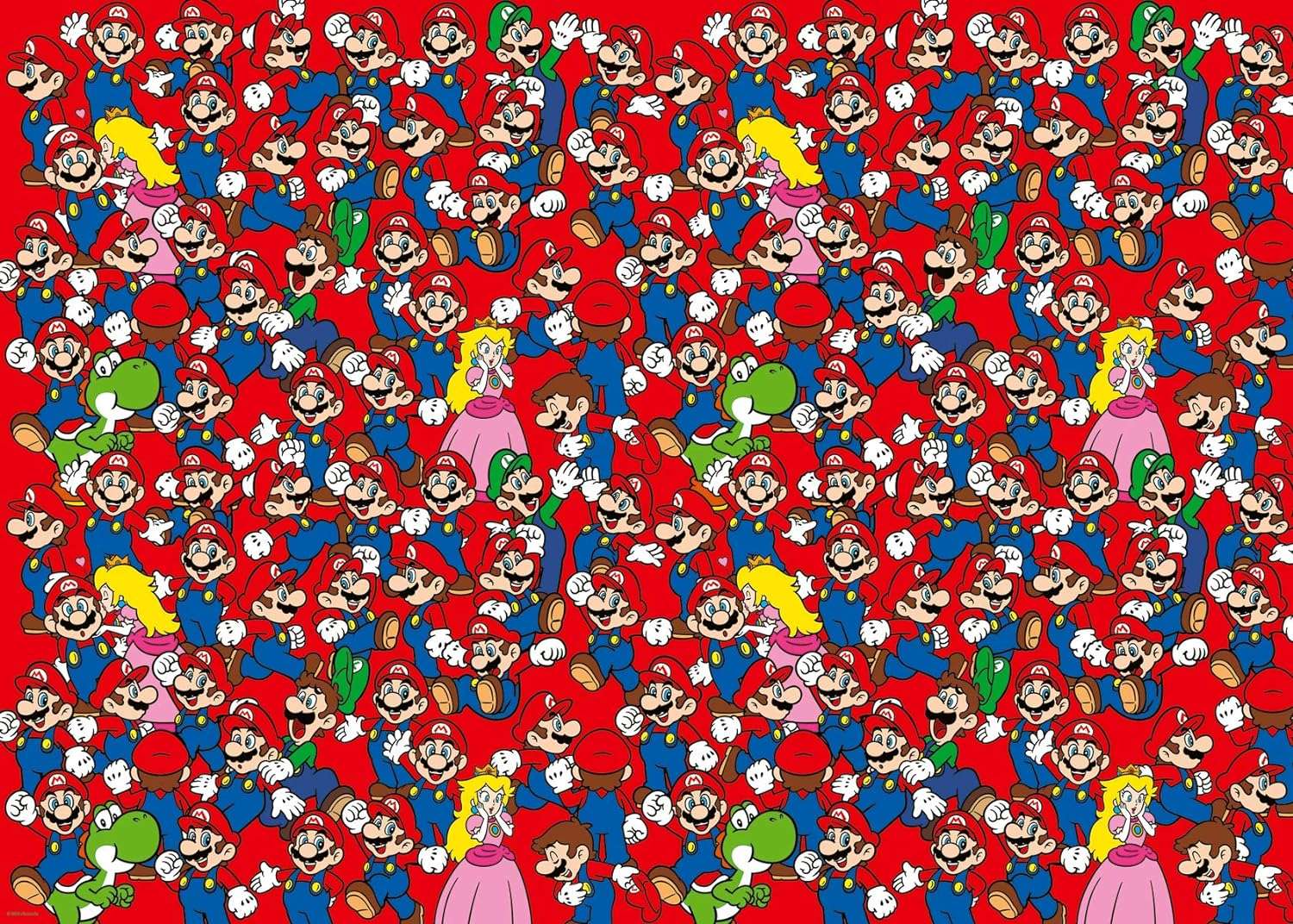 Super Mario puzzle online din fotografie