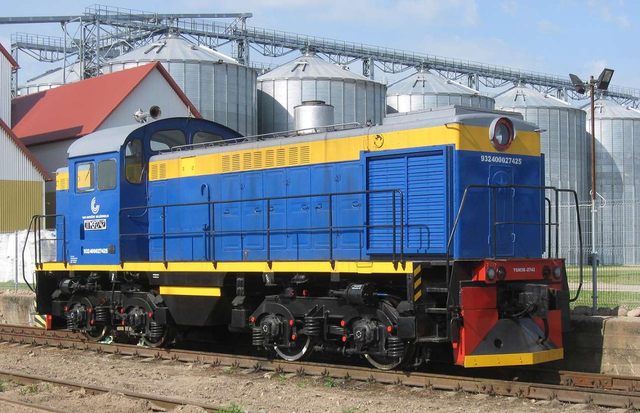 Russische Lokomotiven der Russischen Eisenbahnen Online-Puzzle