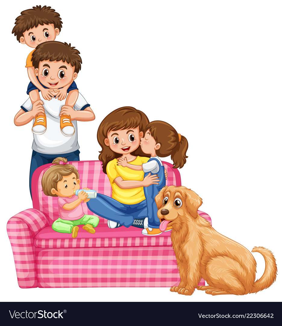 family at home online puzzle