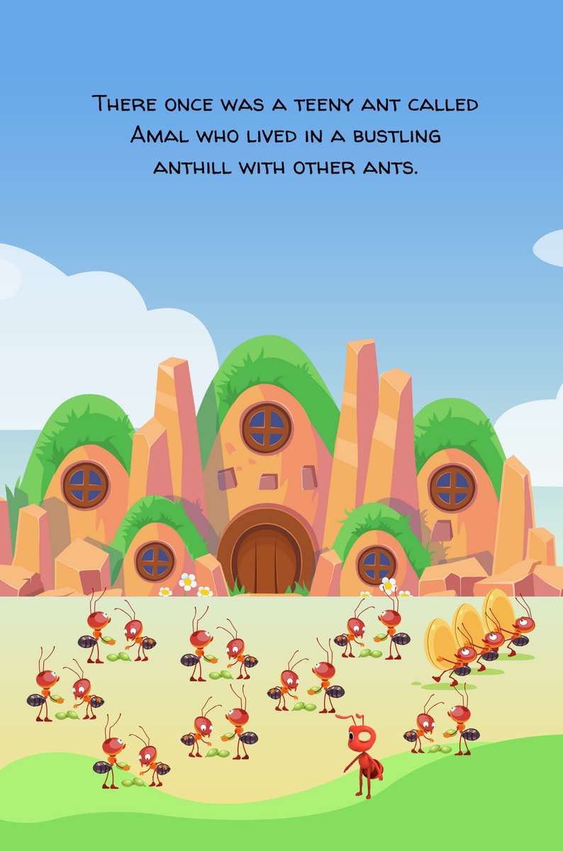 Amal la fourmi sage puzzle en ligne