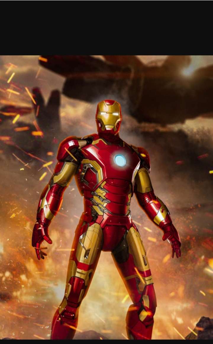 Iron man puzzle online from photo