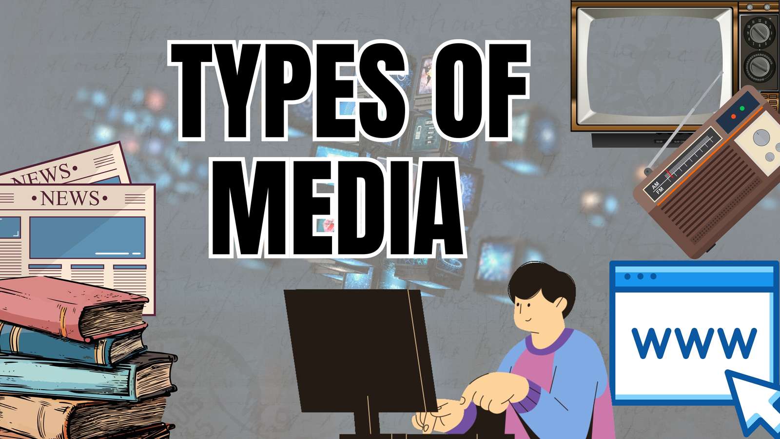 TYPES OF MEDIA online puzzle