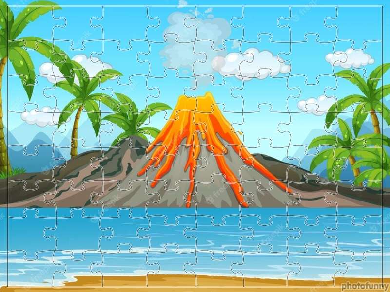 MY VOLCANO puzzle online from photo