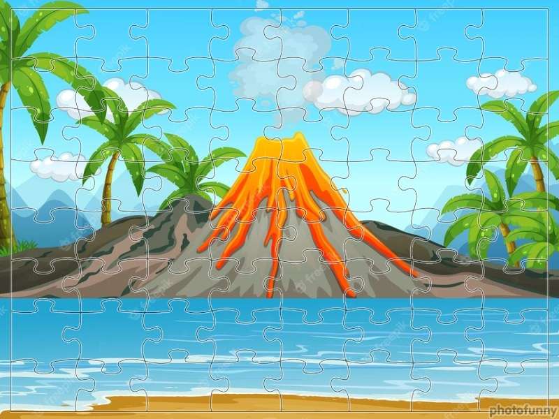 MI VOLCÁN puzzle online a partir de foto