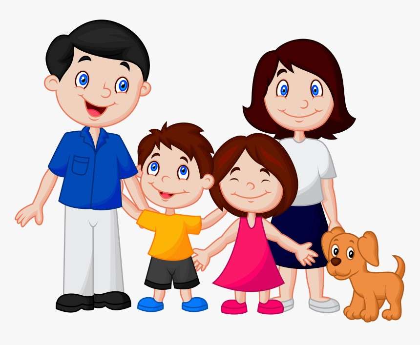 Happy Family puzzle online from photo