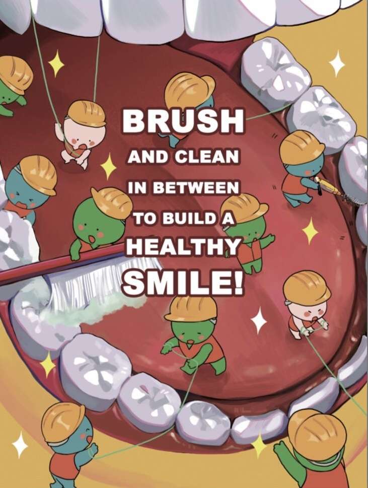 Manifesto dentale puzzle online da foto