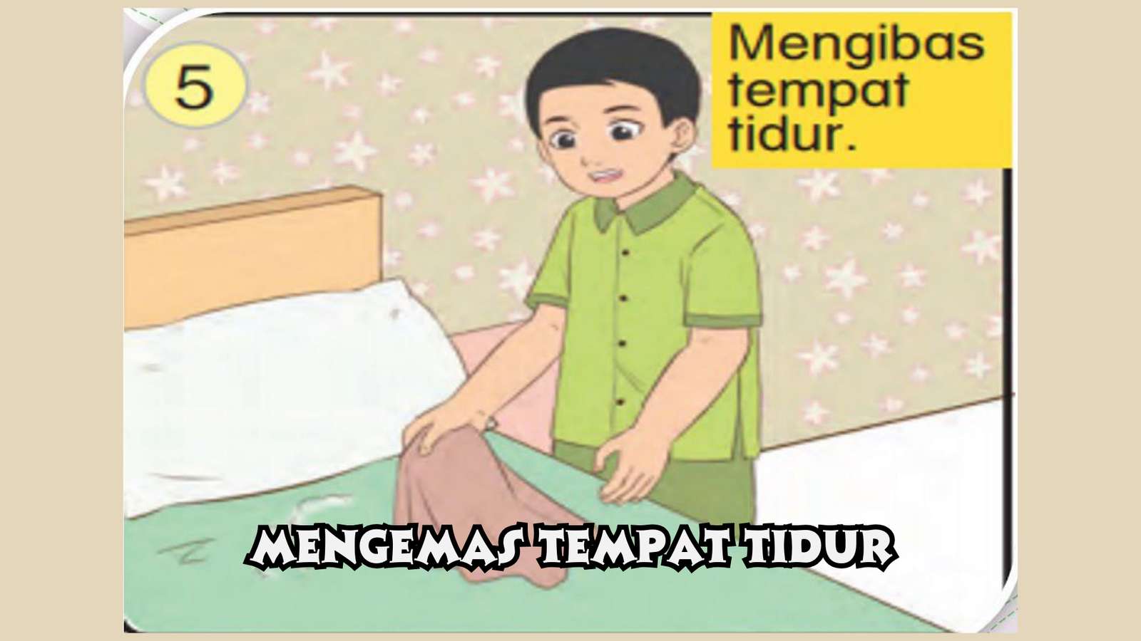 Mengemas tempat tidur онлайн пазл