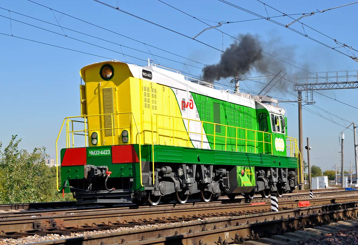 diesellokomotiv ChME 3 pussel online från foto