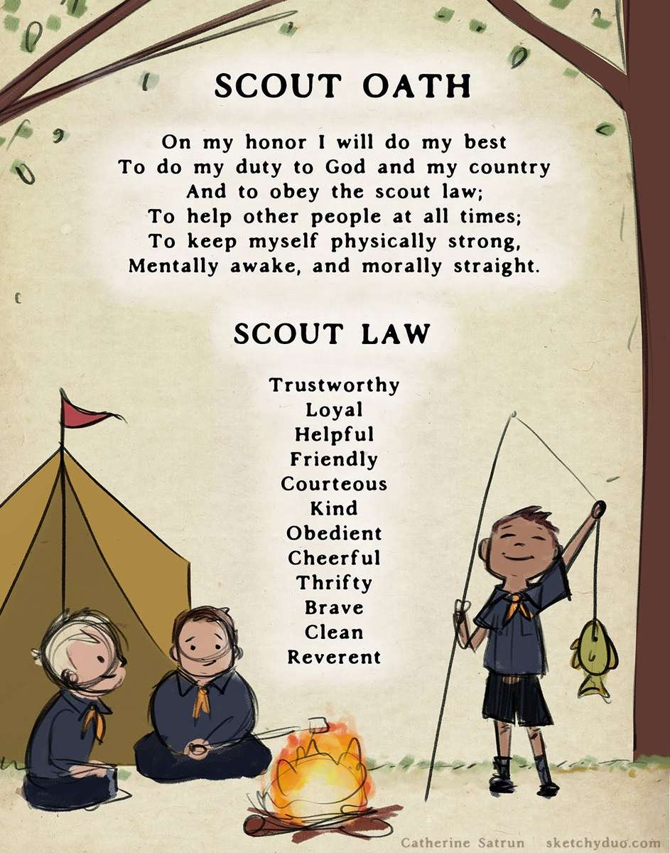 Scout Oath Puzzle online puzzle