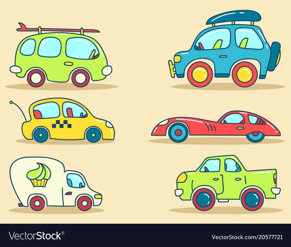 Casse-tête de 6 voitures puzzle en ligne à partir d'une photo