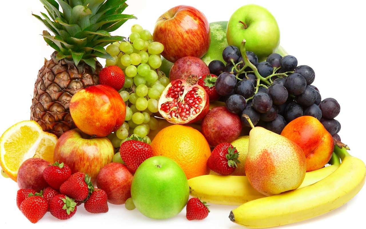 Buah-buahan sihat puzzle online da foto