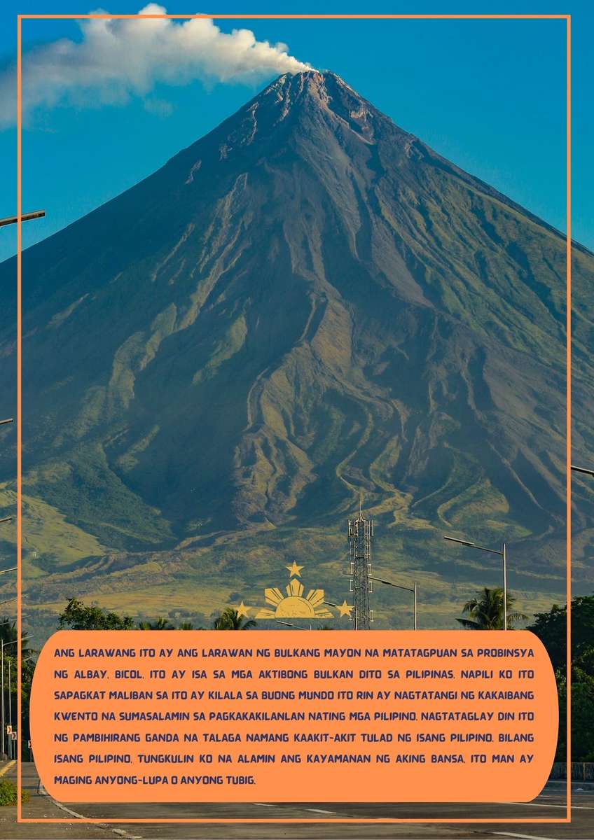 Mayon-vulkaan online puzzel