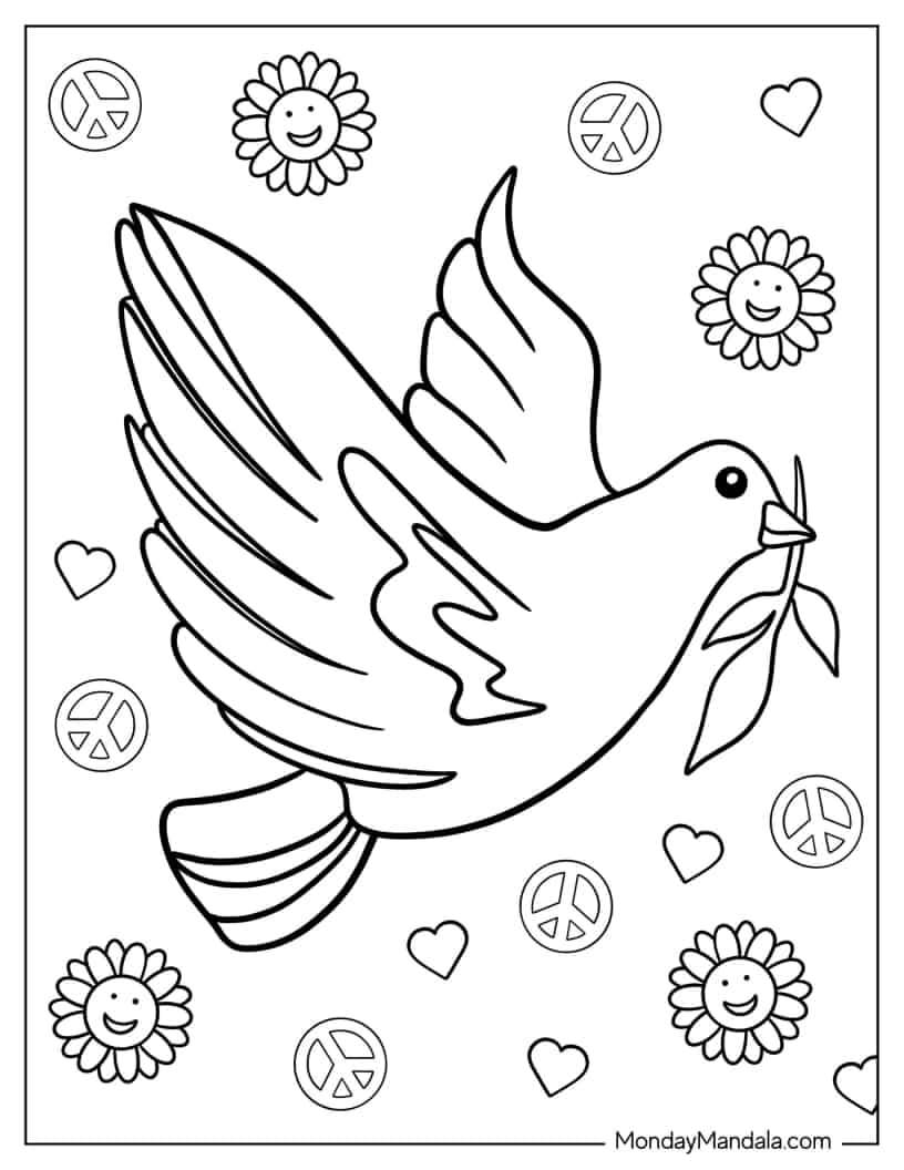 Peace Dove puzzle online from photo