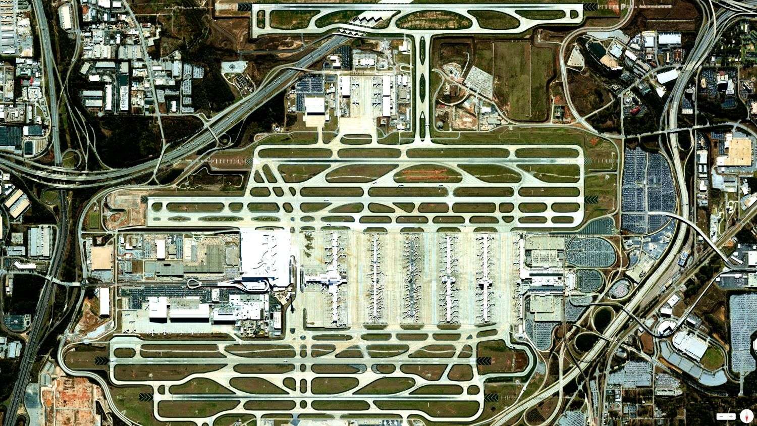 Aéroport international Hartsfield-Jackson d'Atlanta puzzle en ligne à partir d'une photo