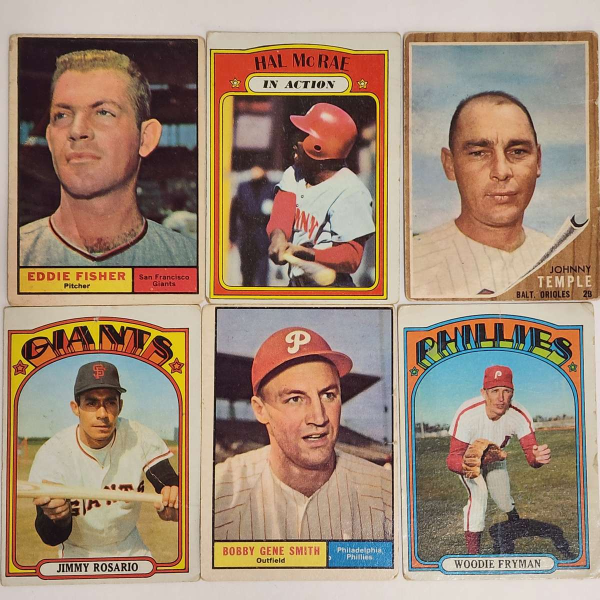 Vintage-Baseballkarten Online-Puzzle vom Foto