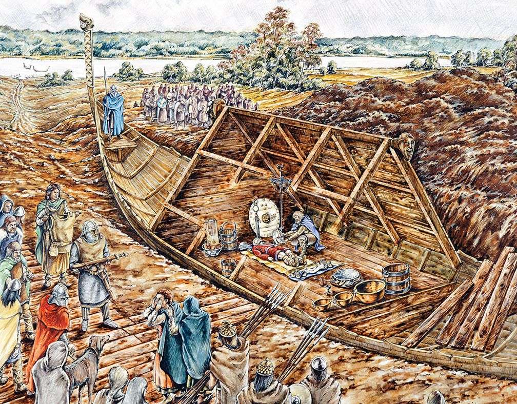 Anglo Saxon puzzle online from photo