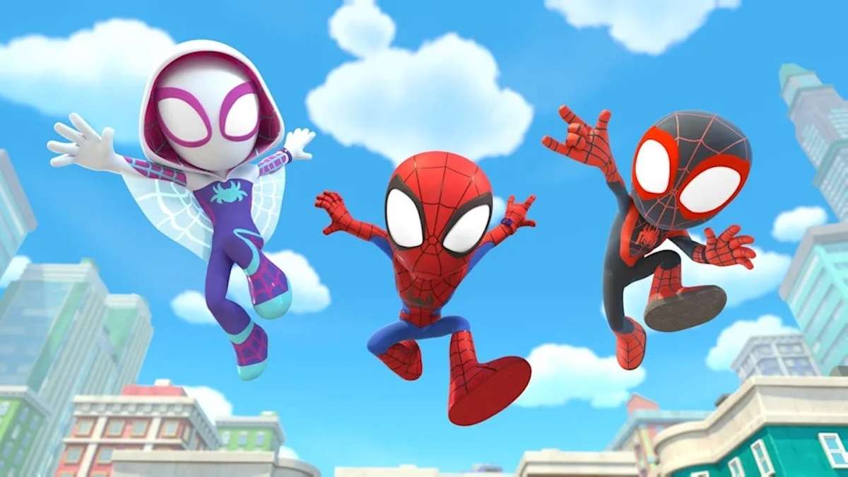 SPidey & friends puzzle online from photo